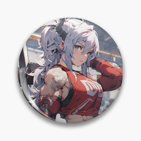 Item preview, Muscular Anime Girl Image, Anime Style Body Builder Girl, High Quality AI Images designed and sold by DigitAIShop.