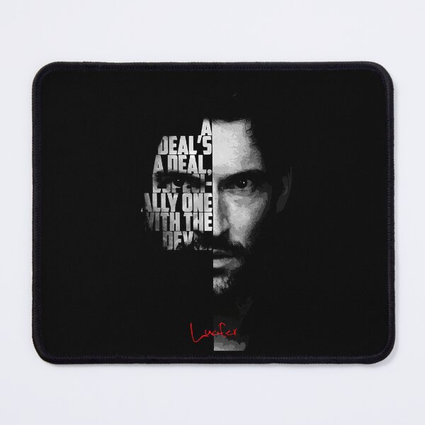 Item preview, Black and white Lucifer quote. designed and sold by LavaAryana.