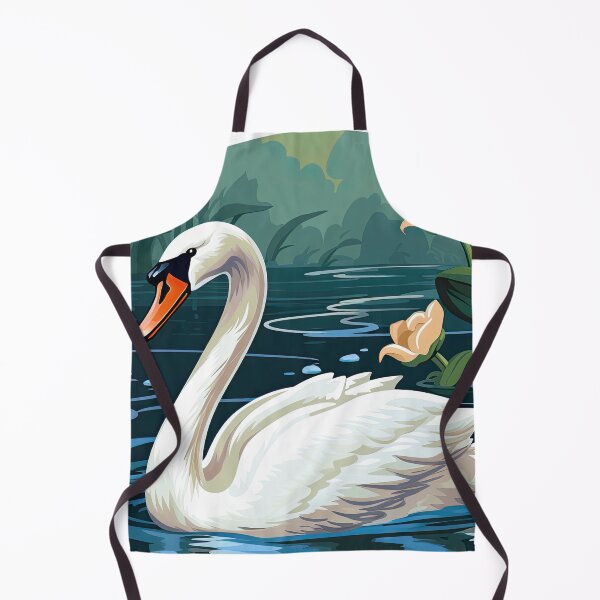 Item preview, Swan among lotuses designed and sold by abmkf.