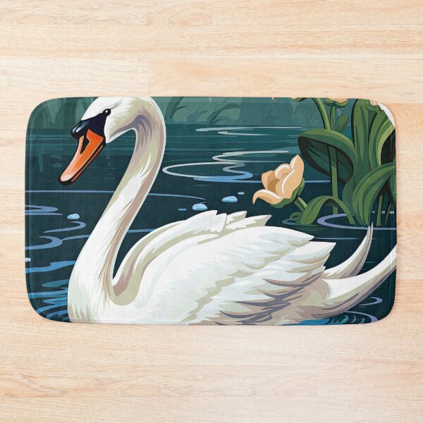 Item preview,  Swan among lotuses designed and sold by abmkf.