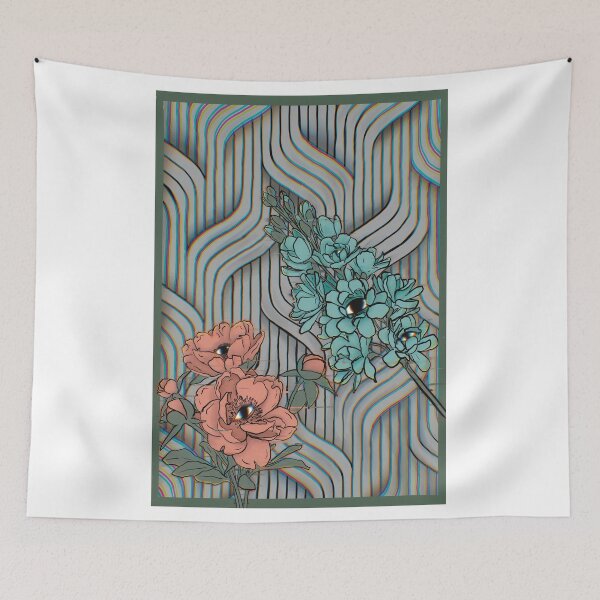 Item preview, Eyes Of The Flowers - Trippy Digital Art designed and sold by georgi-artwitch.