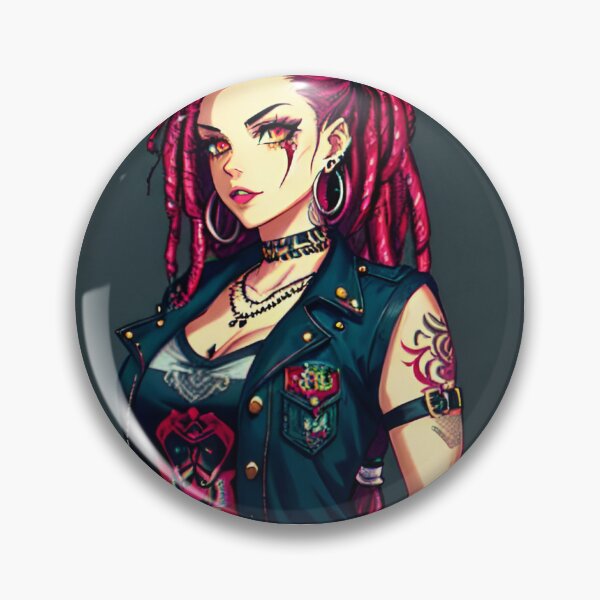 Item preview, Badass biker girl designed and sold by JokeRStyles.