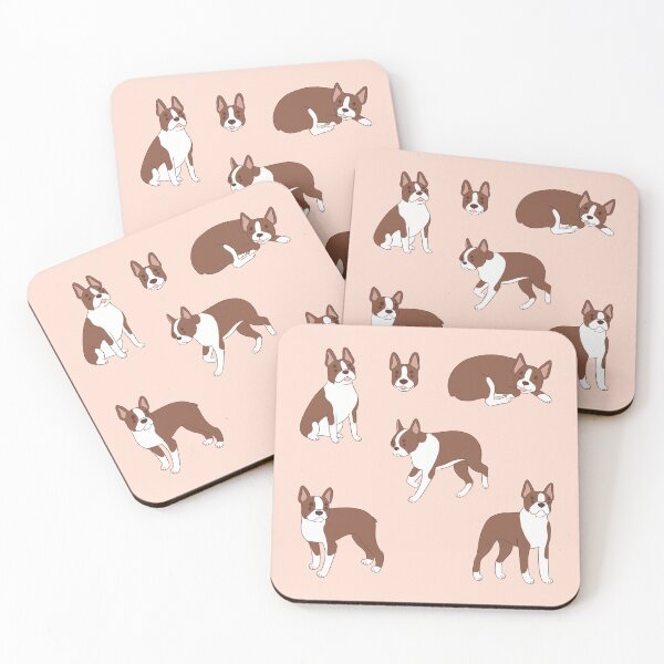 Item preview, Cute red boston terrier pack designed and sold by Yaragold.