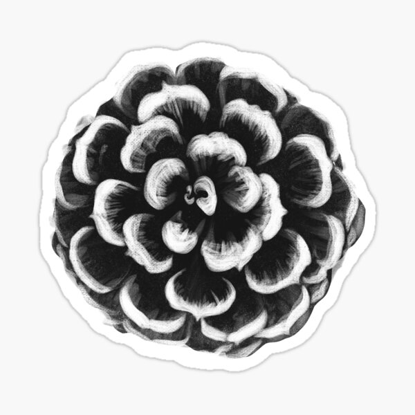 Frosted pine Sticker