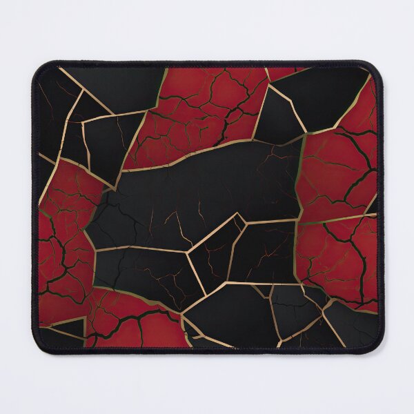 Item preview, Kintsugi Red and Black Elegance: Embracing Imperfection with Style designed and sold by cece4410.
