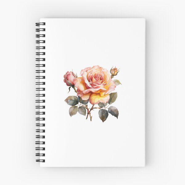 Artikelvorschau,  water color  of rose yellow and pink color entworfen und verkauft von ASdsign.