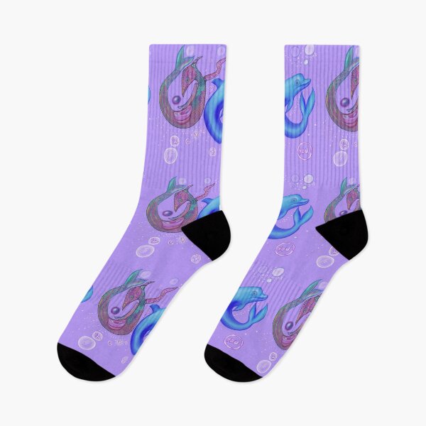 Item preview, Little water dragon and dolphin friends designed and sold by shimaart.