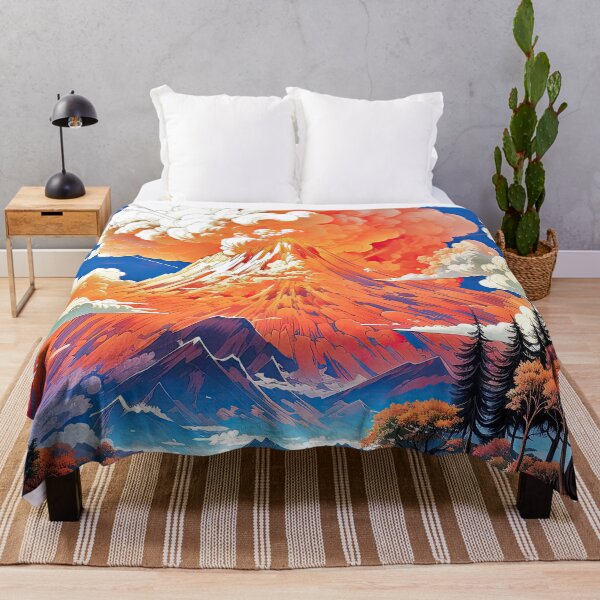 Item preview, Volcano eruption seen from the valley! designed and sold by iguananick.