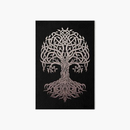 Yggdrasil Viking Wall Art – Norse Tree of Life Metal Decor