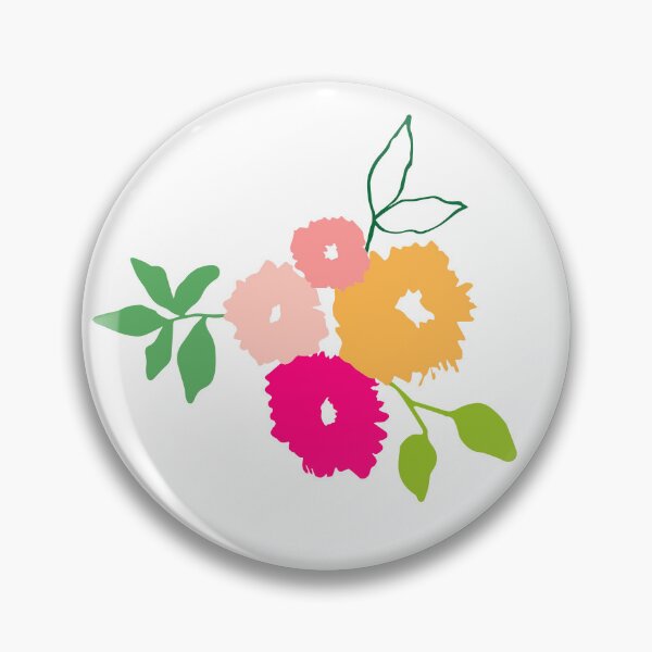 Item preview, Bright and Vibrant Floral Flower cluster illustration designed and sold by Nicola-Rowe.
