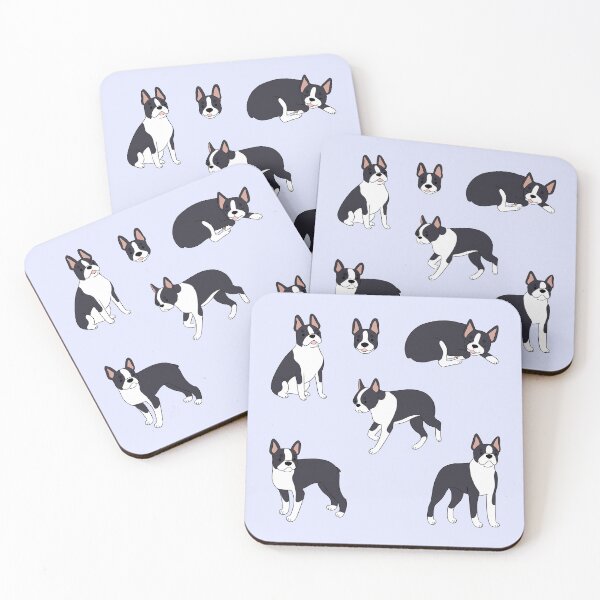 Item preview, Cute boston terrier pack designed and sold by Yaragold.