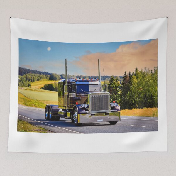 Item preview, Beautiful Classic American Truck on Highway designed and sold by Taina Sohlman.