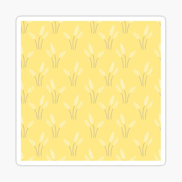 Item preview, Yellow white Dotted Floral Flower pattern designed and sold by Nicola-Rowe.