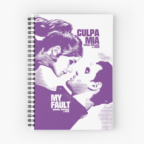 Item preview, Nicole Wallace as noah Gabriel Guevara as Nick culpa mia / my fault 2023 movie themed graphic design by ironpalette designed and sold by ironpalette.