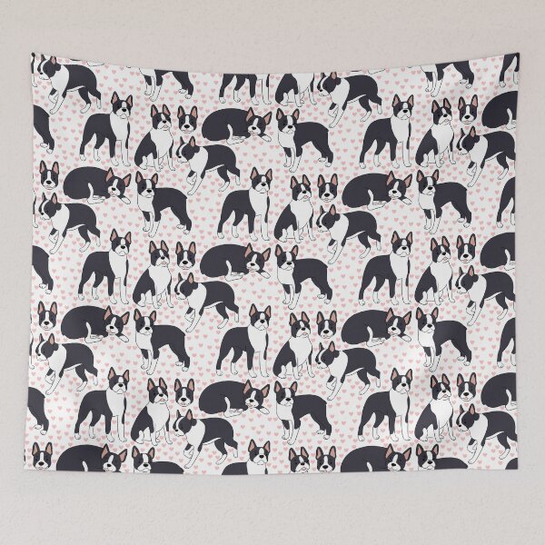Item preview, Cute boston terrier pattern  designed and sold by Yaragold.