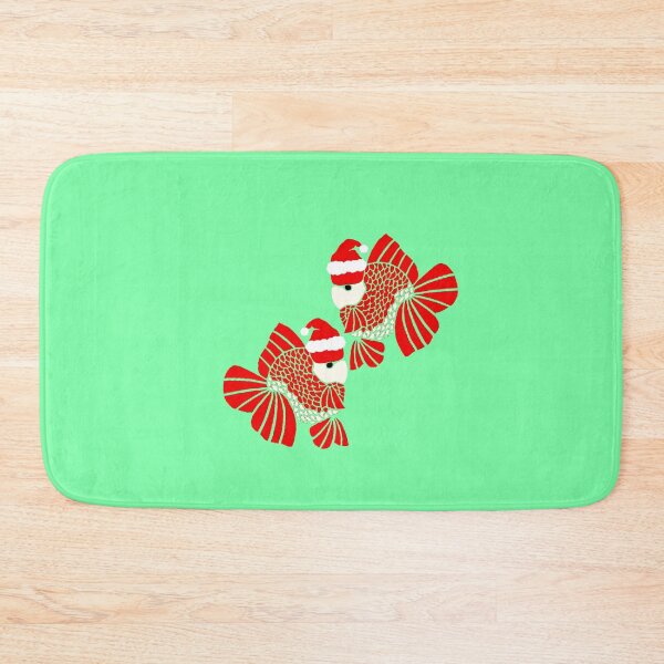 Item preview, Oranda Goldfish Pair Santa 90523 designed and sold by Nosnah.