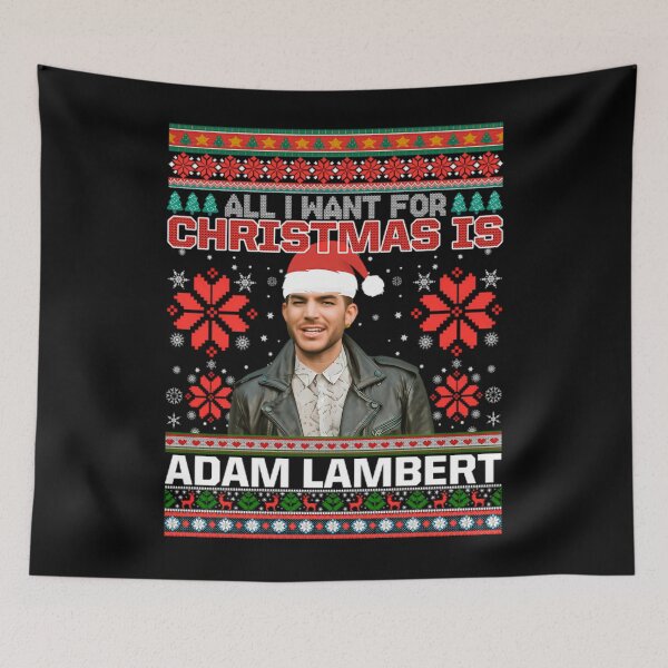 Item preview, ALL I WANT FOR CHRISTMAS IS ADAM LAMBERT designed and sold by BurnishedAsaSt.