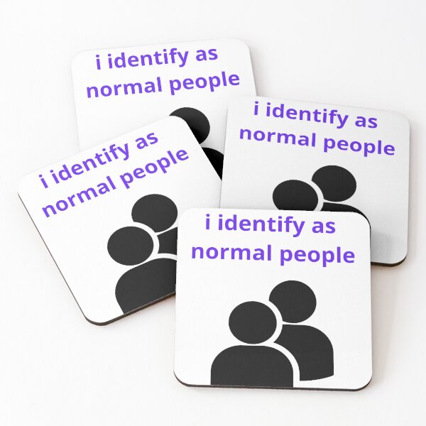 Item preview, i identify as normal people designed and sold by mredatshop.