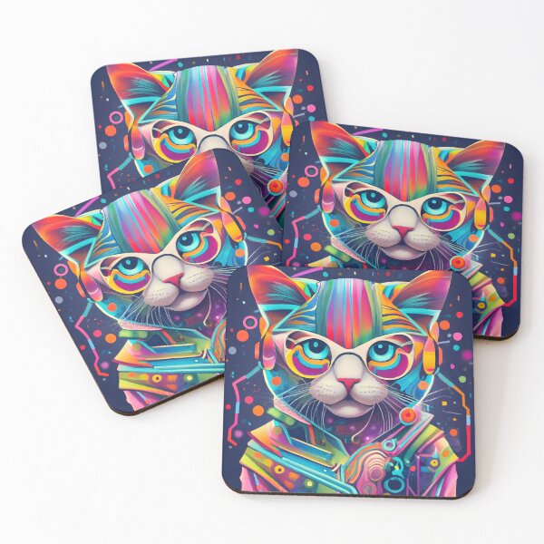 Item preview, Techno Modern Cat designed and sold by SabyDigitalArt.