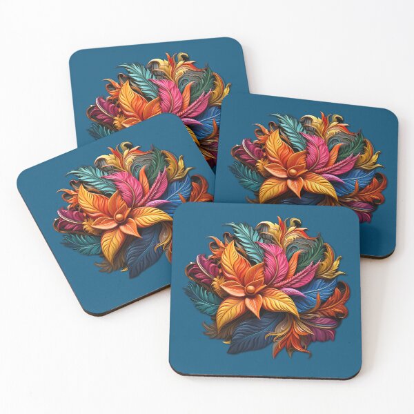 Item preview, Badge - Floral Kaleidoscope designed and sold by ART-VUVULE.