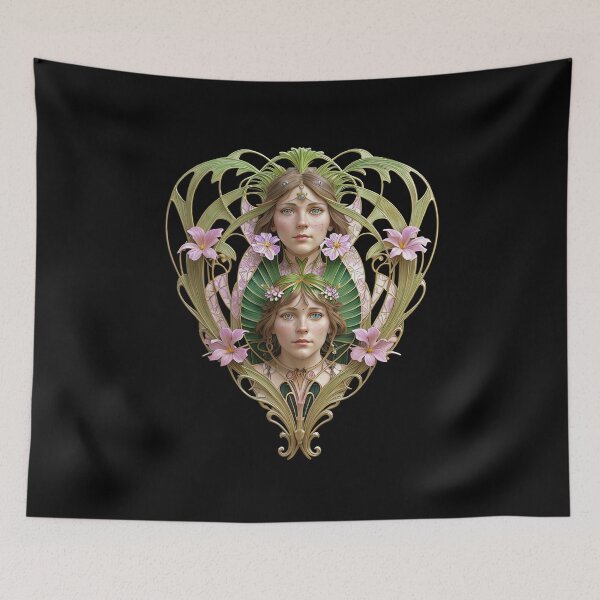 Item preview, Art Nouveau  Diva antique Vintage Art Alphonse Mucha designed and sold by artelligens.