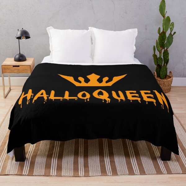 Item preview, HalloQueen the Queen of the halloween night (in pumpkin orange color) designed and sold by EmeraldeaArt.