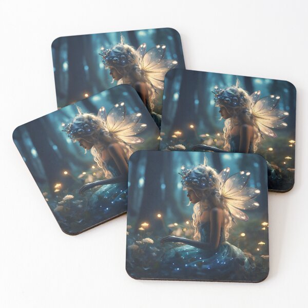 Item preview, Cute fairy in the mystery woods 2 designed and sold by Red Witch Art.