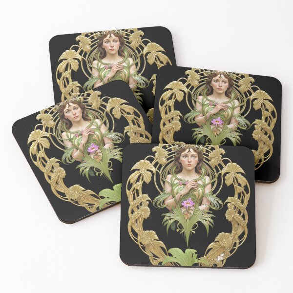 Item preview, Art Nouveau  Diva antique Vintage Art Alphonse Mucha designed and sold by artelligens.