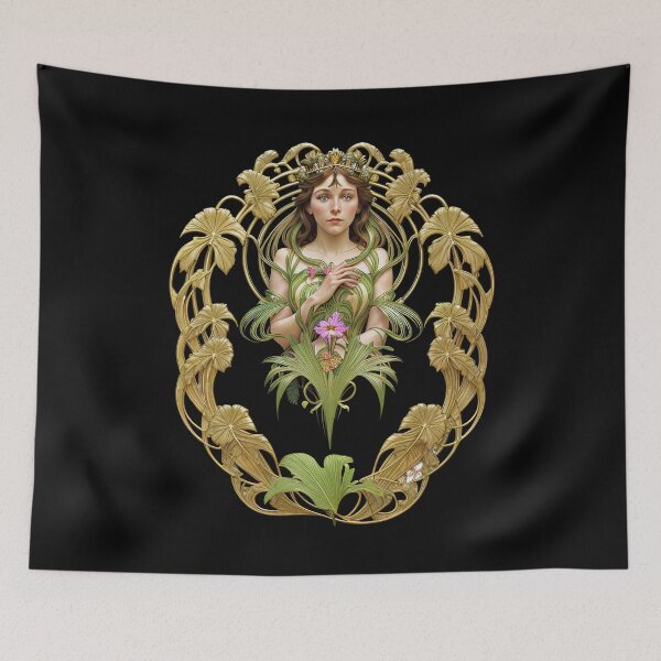Item preview, Art Nouveau  Diva antique Vintage Art Alphonse Mucha designed and sold by artelligens.