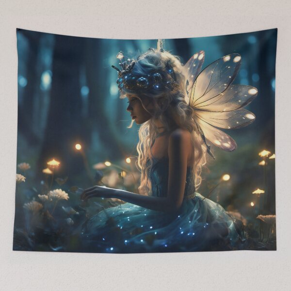 Item preview, Cute fairy in the mystery woods 2 designed and sold by Red Witch Art.