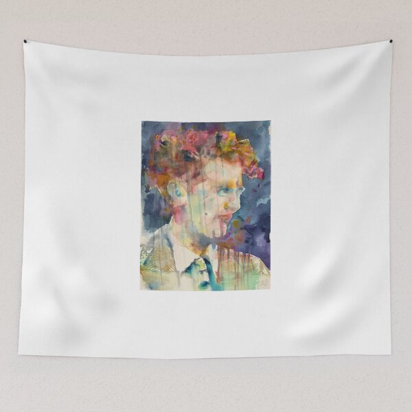 Item preview, DYLAN THOMAS - watercolor portrait .6 designed and sold by lautir.