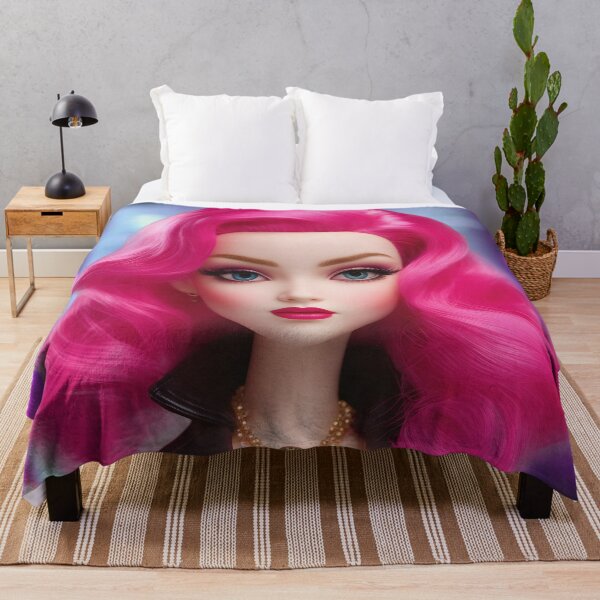 Item preview, Pink Hair Rock Star Dolly Daydream designed and sold by Tau Tia L Douglass.