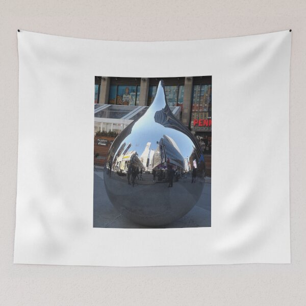 Item preview, Reflection in Artwork, Midtown West, New York City  designed and sold by lenspiro.