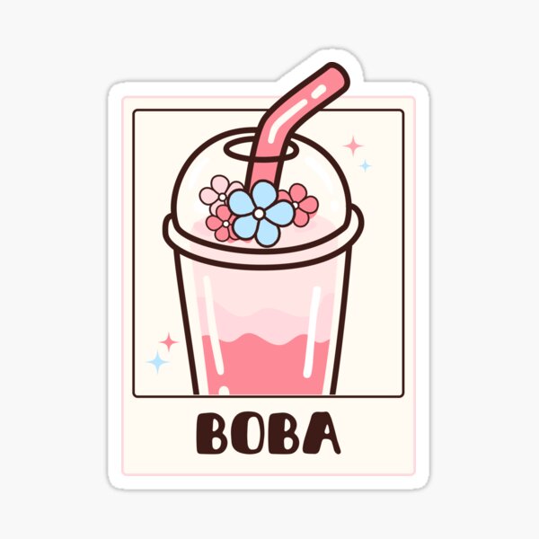 Cute Boba K Pop Bubble Milk Tea Korean Finger Heart Kpop Sticker by Oluwah  Masie - Fine Art America