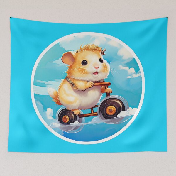 Item preview, Furry on a scooter in the sky designed and sold by abmkf.