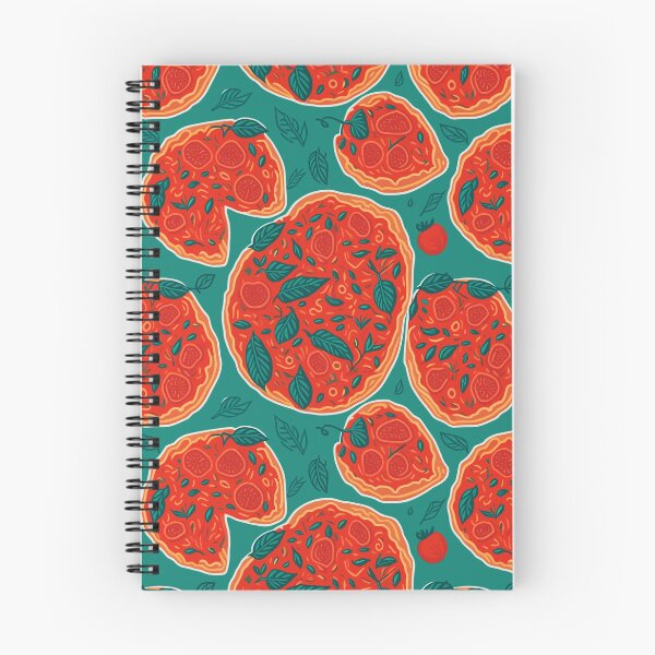 Item preview, Basil and Tomato Pizza Pattern designed and sold by BombasticBubble.