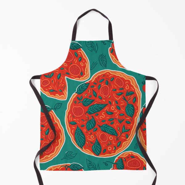 Item preview, Basil and Tomato Pizza Pattern designed and sold by BombasticBubble.