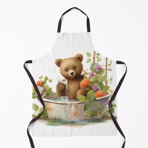 Item preview, Bath Time Bear designed and sold by DesignArtique.