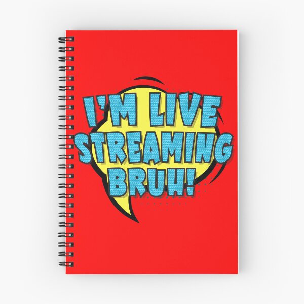 Item preview, I'm Live Streaming Bruh! - Gift for Live streamer designed and sold by TaraGbear.
