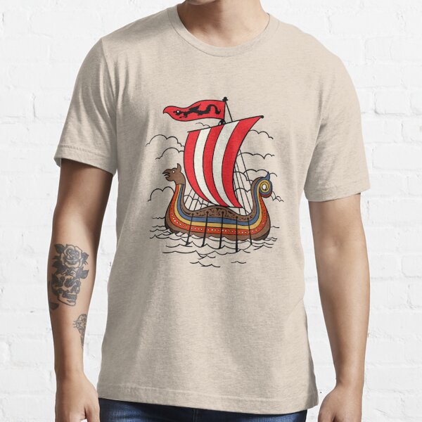 viking ship tshirt