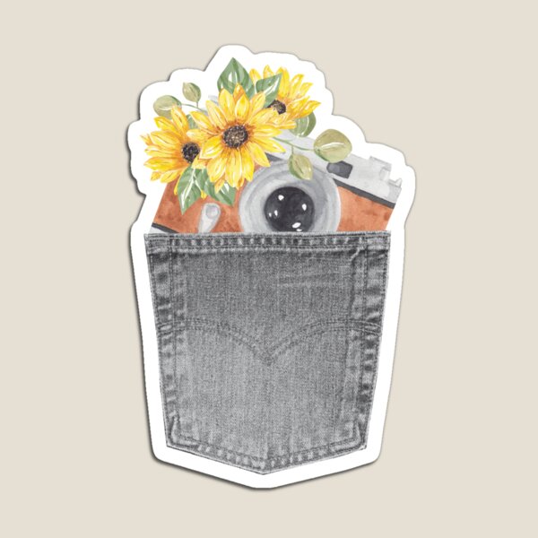 Item preview, Faded Elegance: Vintage Camera in Jeans Pocket designed and sold by Photography Inspired.