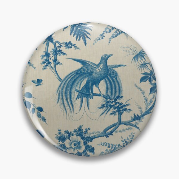 Item preview, Toile de Jouy - Bird Of Paradise designed and sold by SorryFrog.