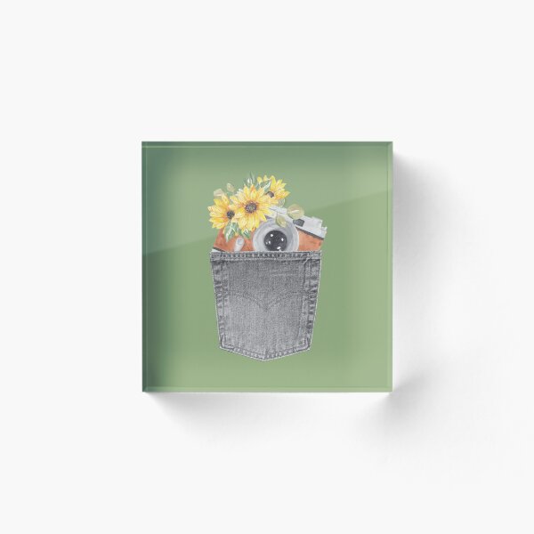Item preview, Faded Elegance: Vintage Camera in Jeans Pocket designed and sold by Photography Inspired.