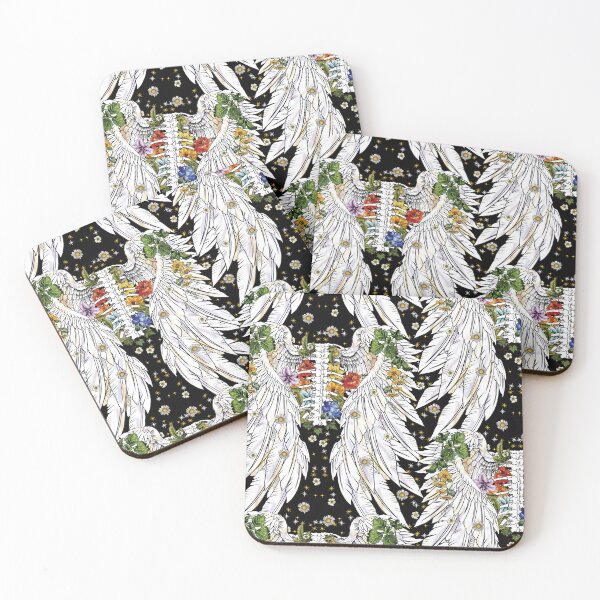 Item preview, Angel Wings with Rob cage Flowers designed and sold by Everpop.