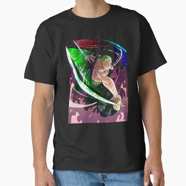 Zoro 3 sword style Flame Classic T-Shirt