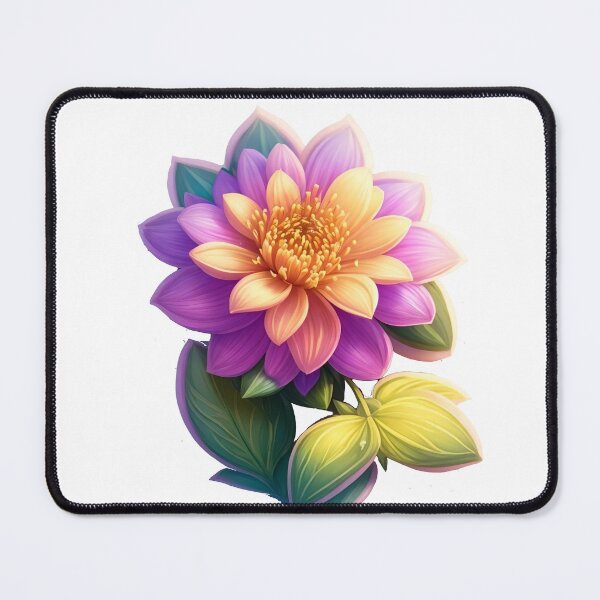 Item preview, Fantasy Flower Sticker: 3D Vector Art with Cinematic Charm and Detail (63) designed and sold by WASjourney.