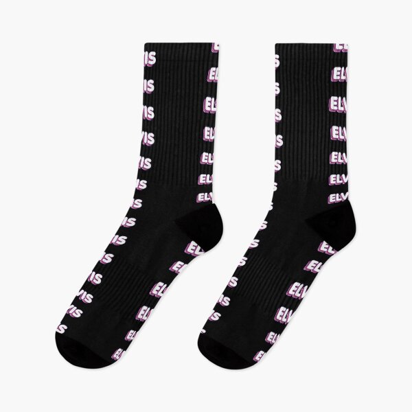 Item preview, Pink Layers Elvis Name Label (Black) designed and sold by NafilNafiz.