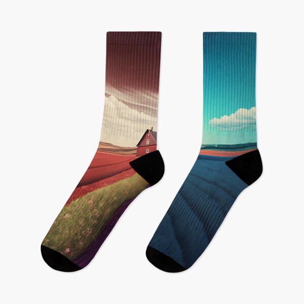 Item preview, colorful landscape designed and sold by Art91design.