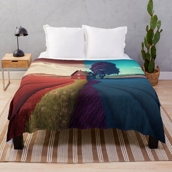 Item preview, colorful landscape designed and sold by Art91design.