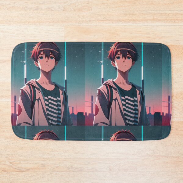 Item preview,  "Innocent Dreams: Anime Boy Gazing at the Sky" designed and sold by AyushAIImage01.